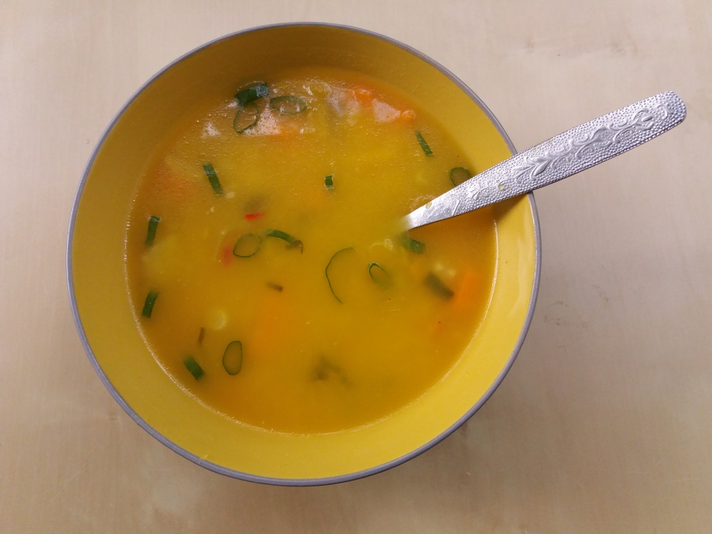 Zupa dyniowa z dżemem